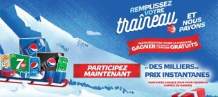 Concours Remplissez votre traîneau de Pepsi