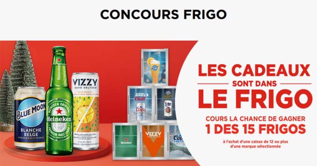 Concours Couche-Tard Les cadeaux sont dans le frigo