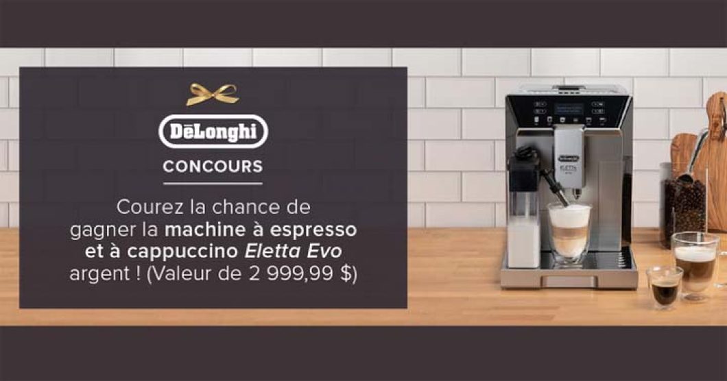 Concours Linen Chest De'Longhi Eletta Evo