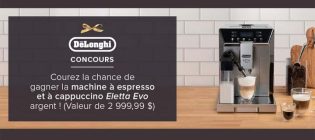 Concours Linen Chest De'Longhi Eletta Evo