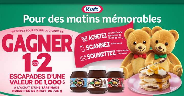 Concours Escapade Kraft