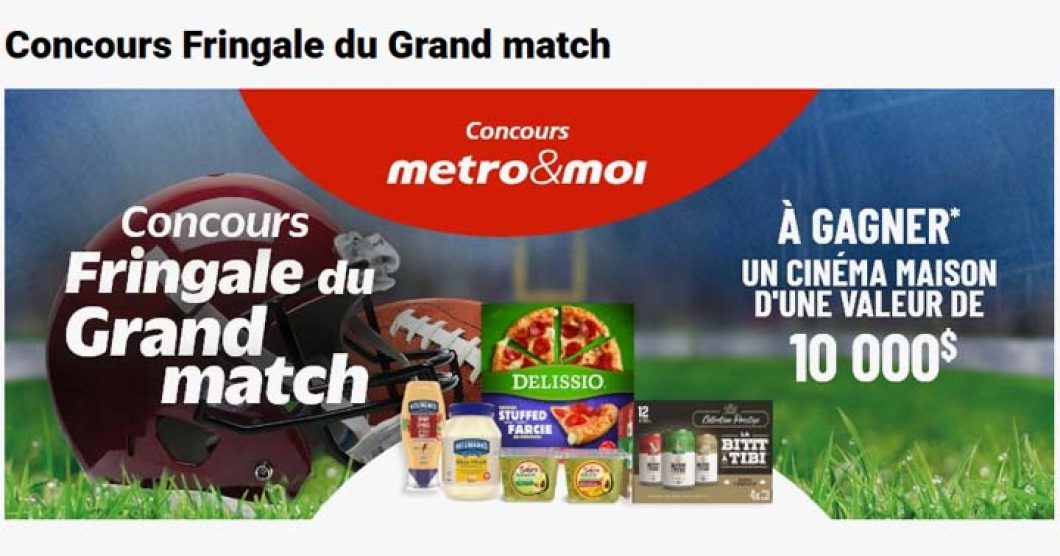 Concours Metro Fringale du grand match