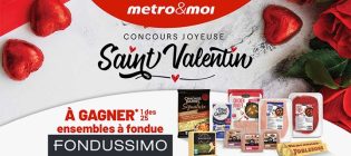 Concours Metro Joyeuse St-Valentin