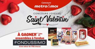 Concours Metro Joyeuse St-Valentin