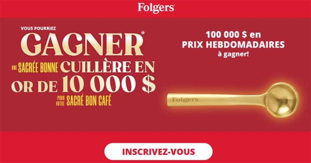 Concours Sacré bon café Folgers