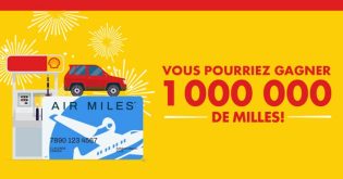 Concours Shell Go+ Milles de récompense Air Miles en prime