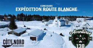 Concours Tourisme Côte-Nord Motoneige Expédition Route Blanche