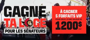 Concours TVA Sports Gagne ta loge pour les Sénateurs
