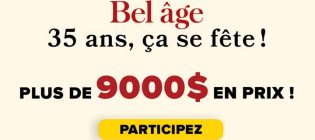 Concours Le Bel âge 35 ans ça se fête