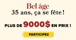 Concours Le Bel âge 35 ans ça se fête