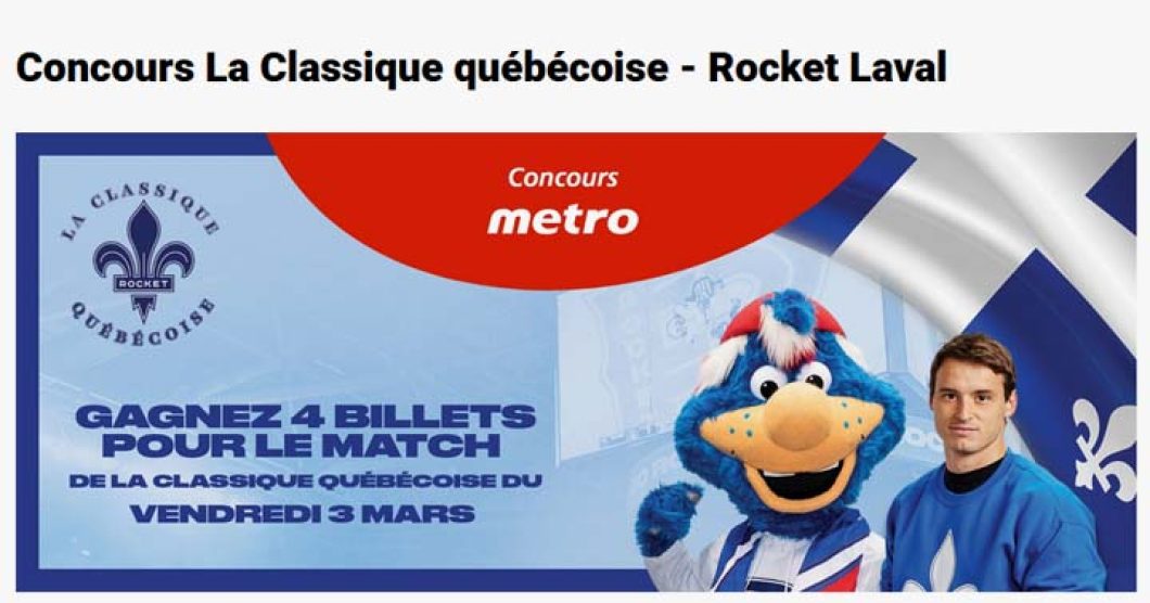 Concours Metro Classique Québécoise du Rocket de Laval