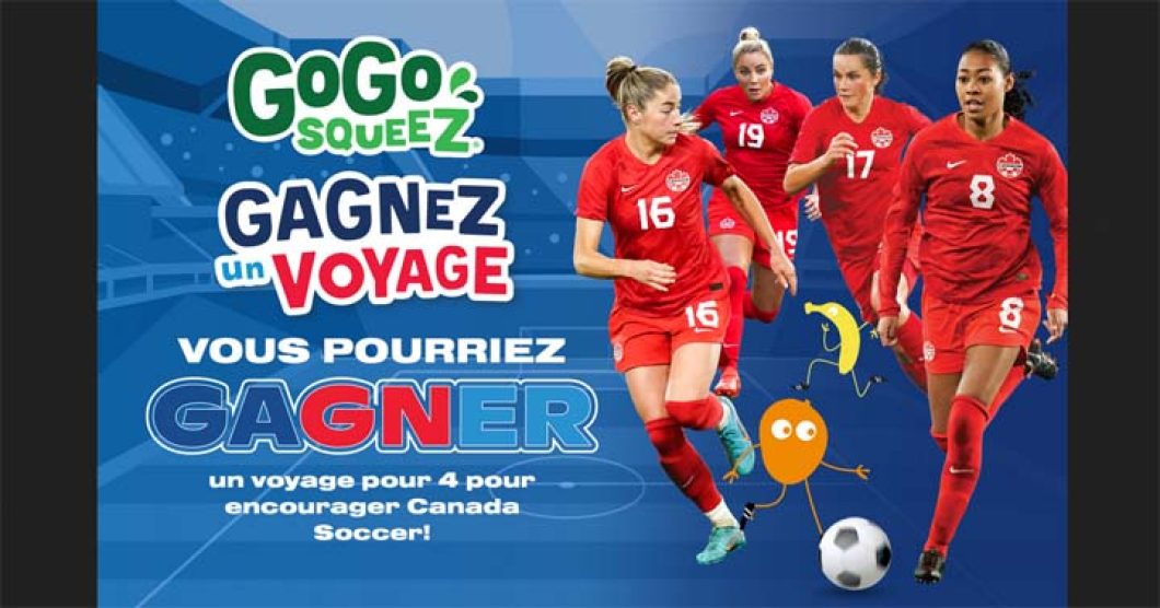 Concours GoGo squeeZ Soccer Compter et voyager