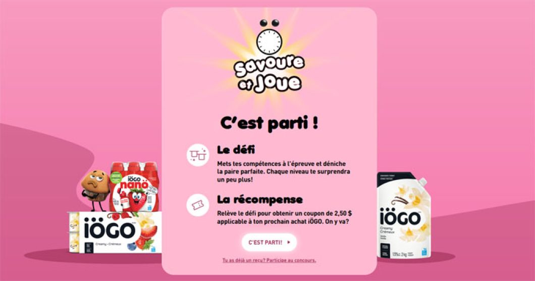Concours iÖGO - Savoure et joue