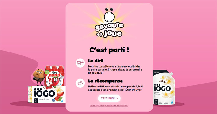 Concours iÖGO - Savoure et joue