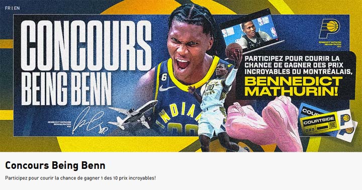 Concours NBA Being Benn Bennedict Mathurin