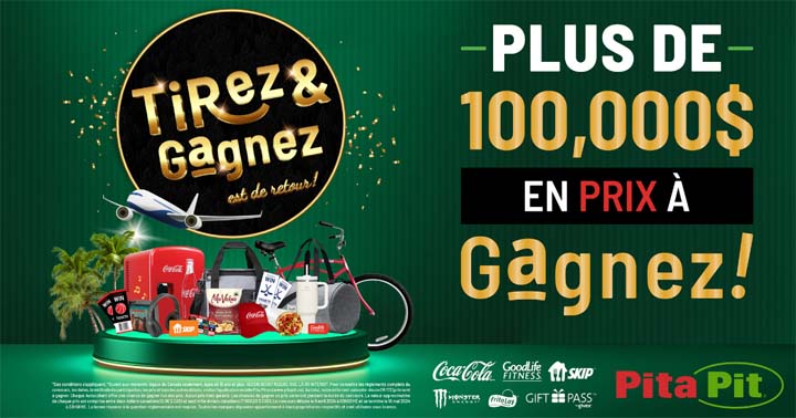 Concours Pita Pit Tirez et gagnez