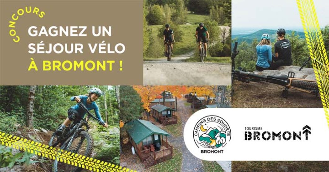 Concours Tourisme Bromont Séjour de vélo