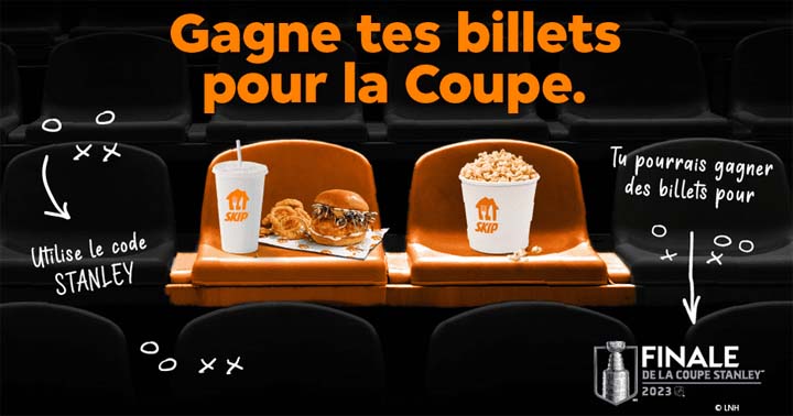 Concours Skip Gagnez vos billets pour la Coupe