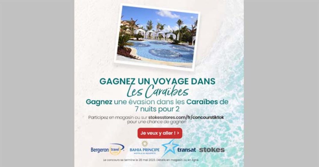 Concours Stokes Escapades dans les Caraïbes