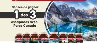 Concours Nutella Savourez la beauté du Canada
