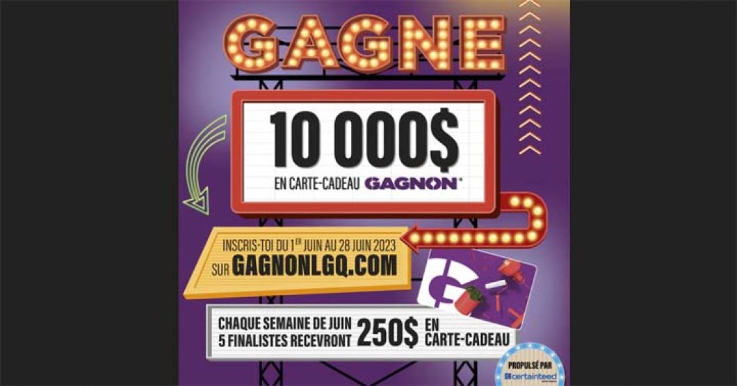 Concours 50e anniversaire GAGNON La Grande Quincaillerie