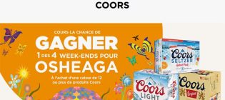 Concours Couche-Tard Week-end VIP à Osheaga de Coors