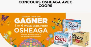 Concours Couche-Tard Week-end VIP à Osheaga de Coors