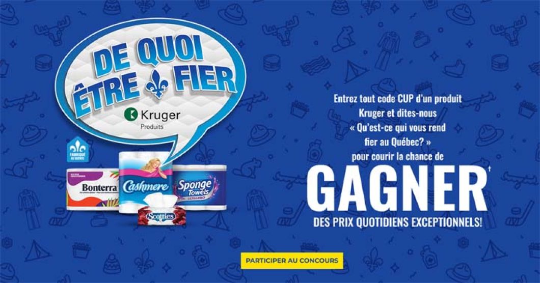 Concours Kruger De quoi être fier