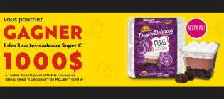 Concours Super C et McCain