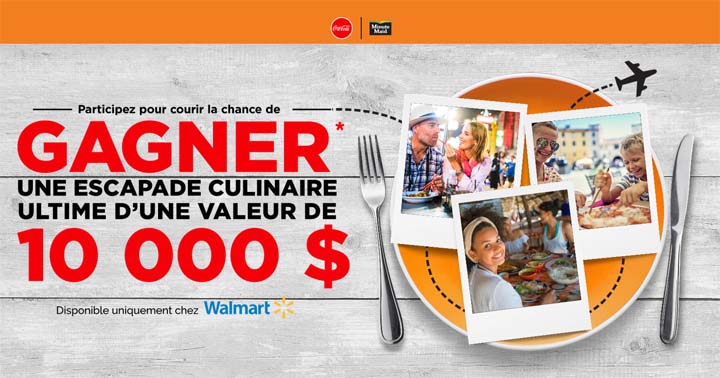 Concours Coca-Cola Escapade culinaire ultime