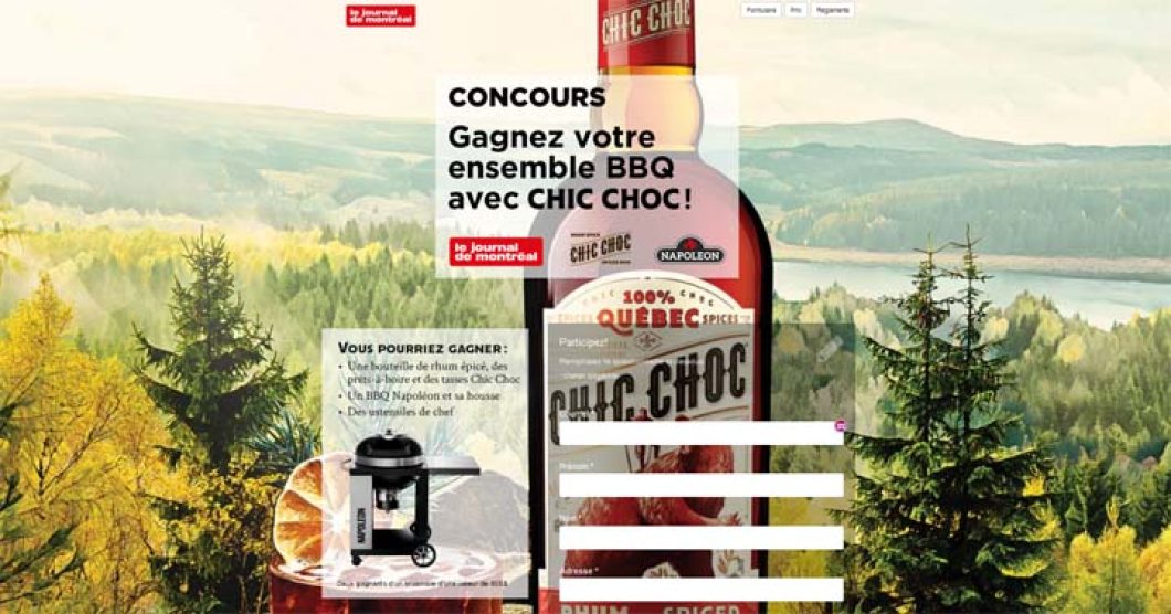 Concours Journal de Montréal Chic Choc