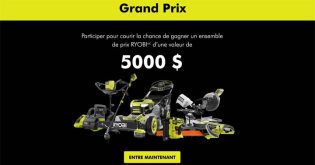 Concours sur la route avec Ryobi