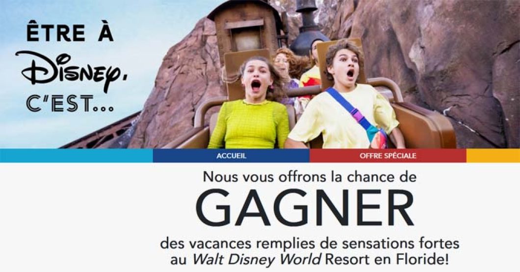 Concours des sensations fortes de Disney