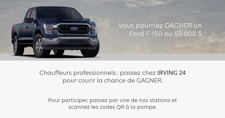 Concours Irving Oil Les chauffeurs professionnels