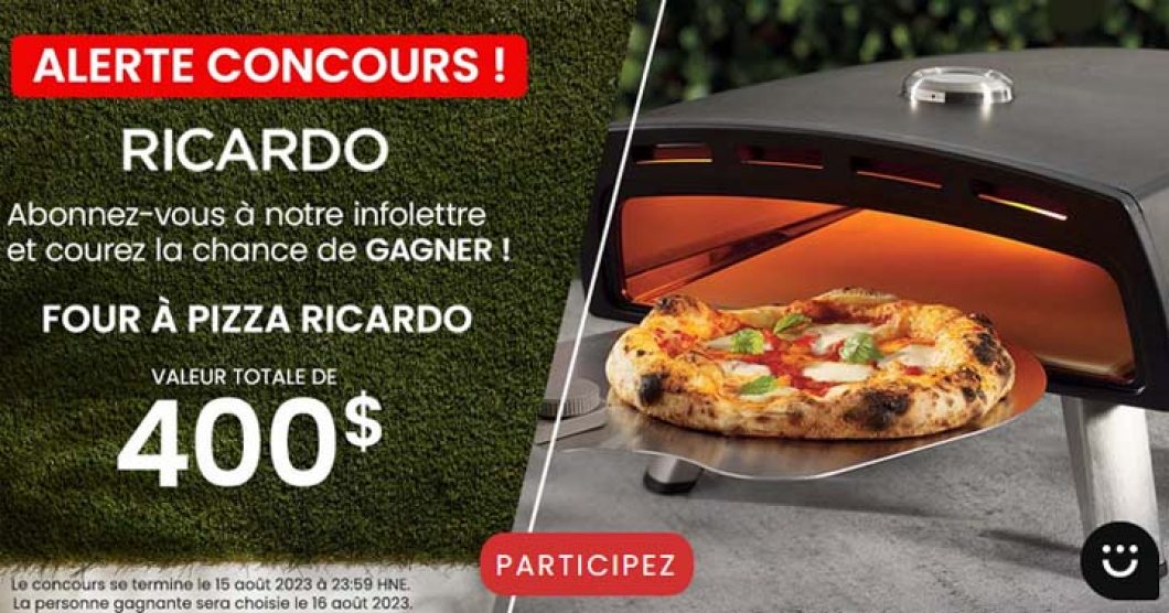 Concours Stokes Gagnez Un Four à pizza Ricardo