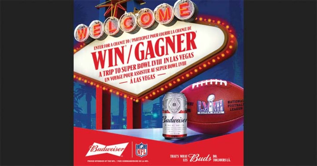 Concours Budweiser Voyage pour assister au Super Bowl de la NFL