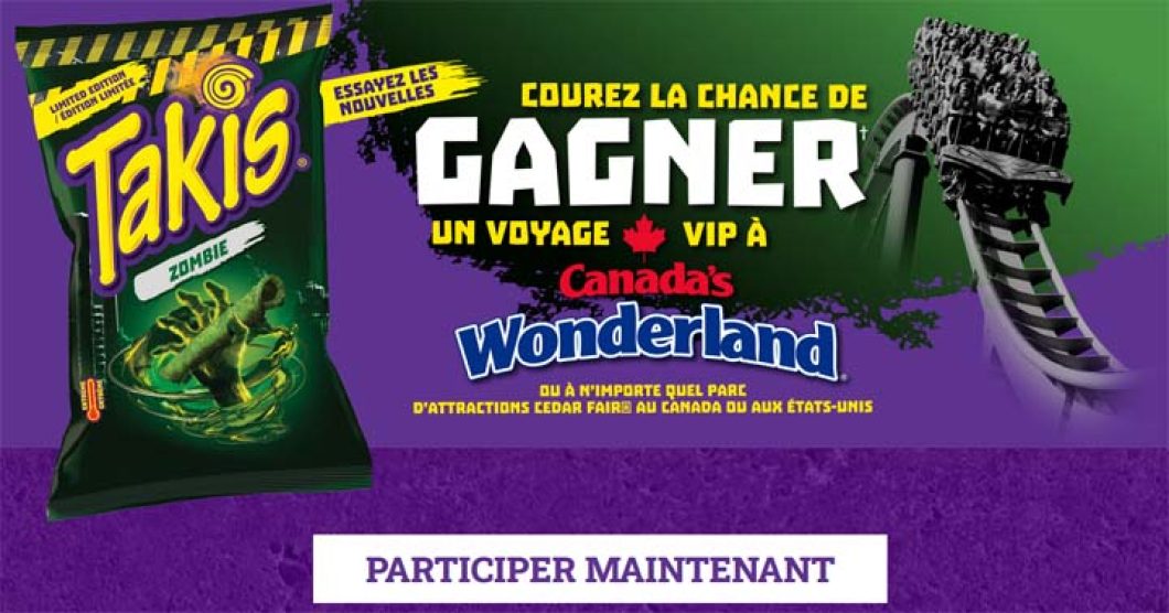 Concours Takis Canada's Wonderland