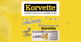 Concours 65e anniversaire de Korvette