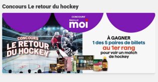 Concours Metro Le retour du hockey