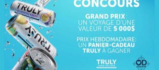 Concours Occupation Double OD Truly vous fait voyager