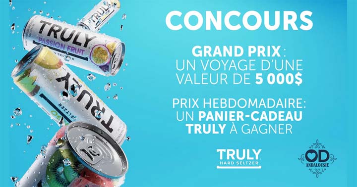 Concours Occupation Double OD Truly vous fait voyager