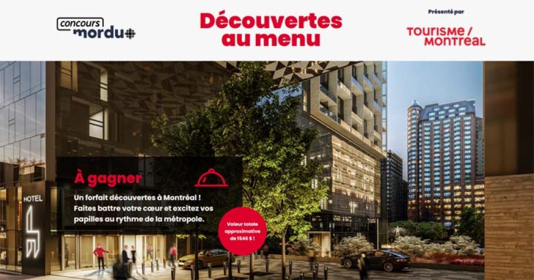 Concours Radio-Canada Découvertes au menu