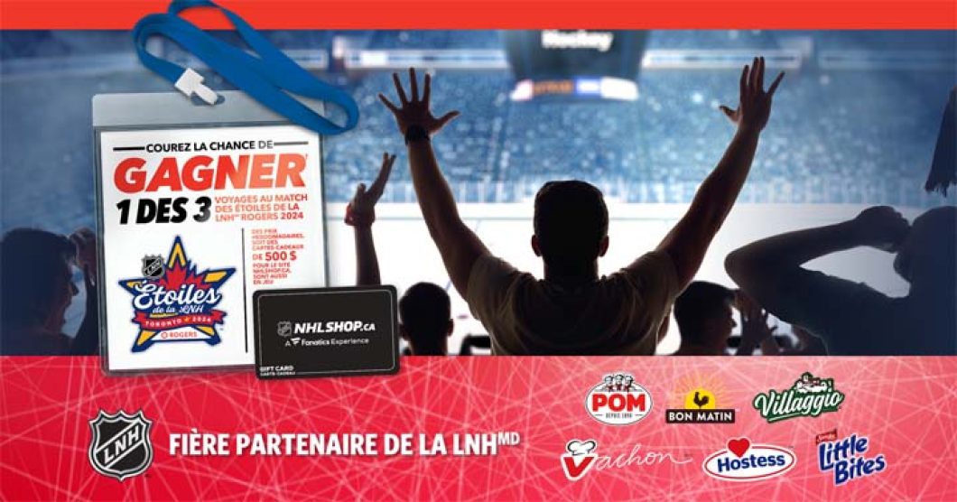 Concours Bimbo Canada Match des Étoiles Rogers de la LNH