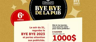Concours Bye bye de la Pub 2023 de Radio-Canada
