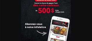 Concours Infolettre des Marchés Tradition