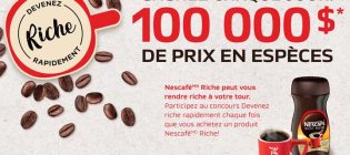 Concours Nescafé Devenez riche rapidement