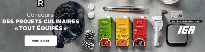 Concours Ricardo Cuisine Des projets culinaires tout équipés ensemble al dente