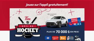 Concours Tim Hortons Défi hockey LNH