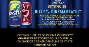 Concours Cineplex Nestea Peace Tea