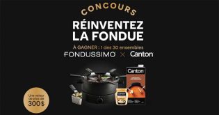 Concours Fondussimo Réinventez la fondue